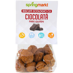 Biscuiti cu Ciocolata fara Gluten Ecologici/Bio 100g SPRINGMARKT