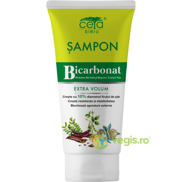 Sampon pentru Extra Volum cu Bicarbonat 200ml, CETA SIBIU, Cosmetice Par, 2, Vegis.ro