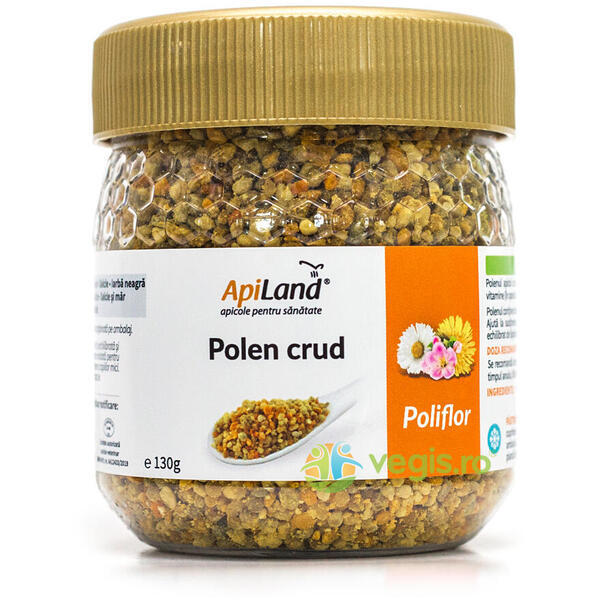 Polen Crud Poliflor 130g, APILAND, Produse Apicole Naturale, 1, Vegis.ro