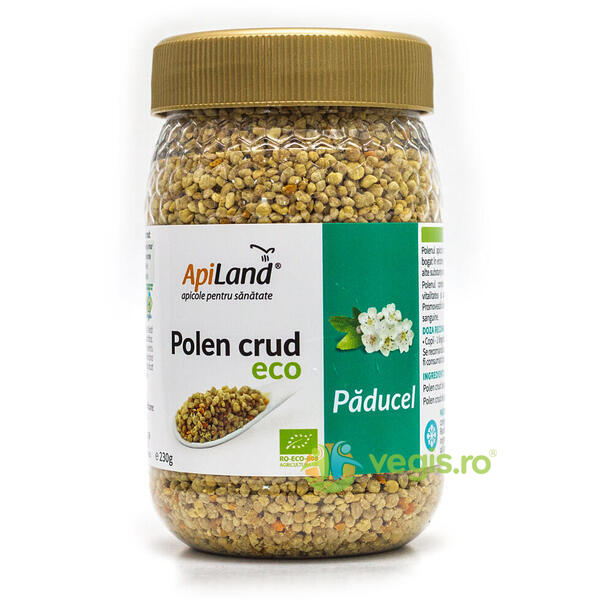 Polen Crud de Paducel Ecologic/Bio 230g, APILAND, Produse Apicole Naturale, 1, Vegis.ro