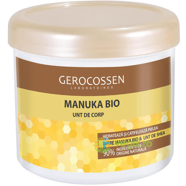 Unt de Corp Manuka Bio 450ml, GEROCOSSEN, Cosmetice cu Miere de Manuka, 1, Vegis.ro