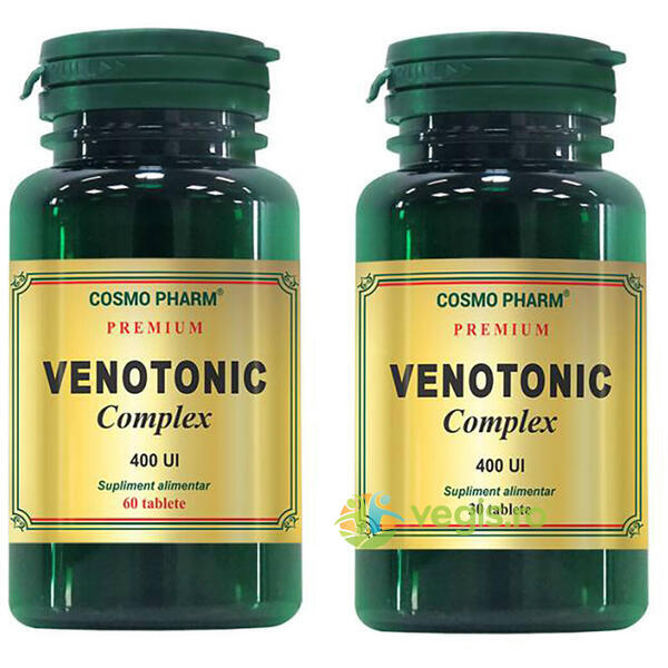 Pachet Venotonic Complex Premium 30cps + 30cps, COSMOPHARM, VECHITURI, 1, Vegis.ro