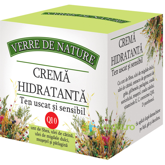 Crema Hidratanta Ten Uscat si Sensibil 50ml, MANICOS, Cosmetice ten, 1, Vegis.ro