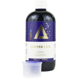 Cupru Coloidal Copper Life (25ppm) 480ml PURE ALCHEMY