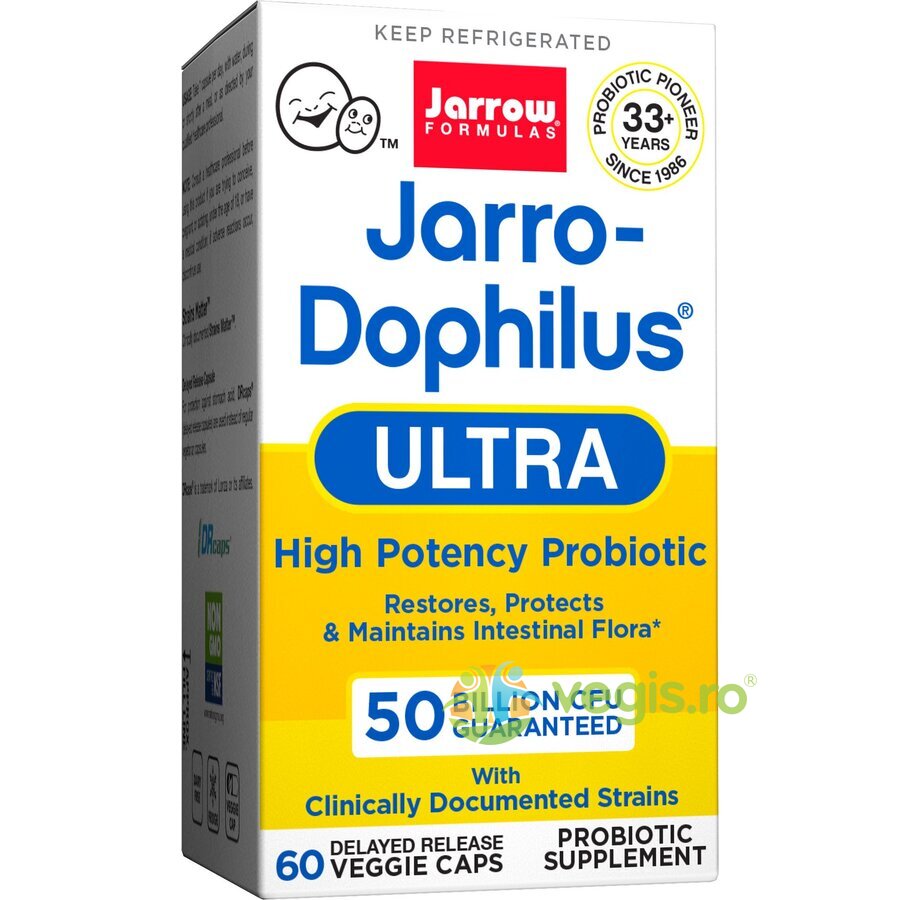 Jarro-Dophilus Ultra Probiotice 60cps vegetale Secom,