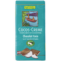 Ciocolata cu Crema de Cocos Ecologica/Bio 100g RAPUNZEL