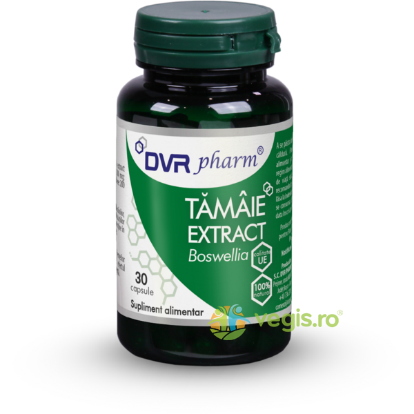 Tamaie Extract (Boswellia) 30cps, DVR PHARM, Capsule, Comprimate, 1, Vegis.ro