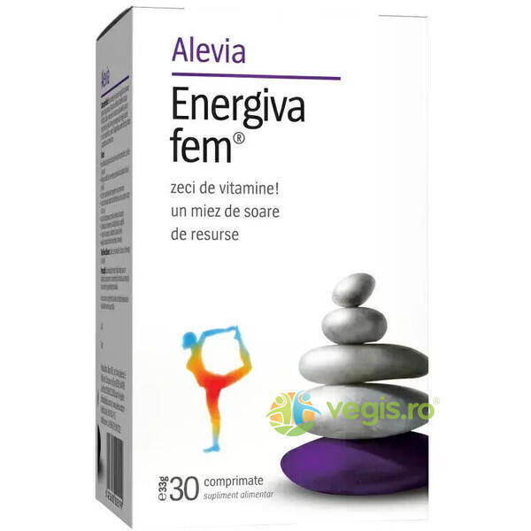 Energiva Fem 30cpr, ALEVIA, Vitamine, Minerale & Multivitamine, 1, Vegis.ro