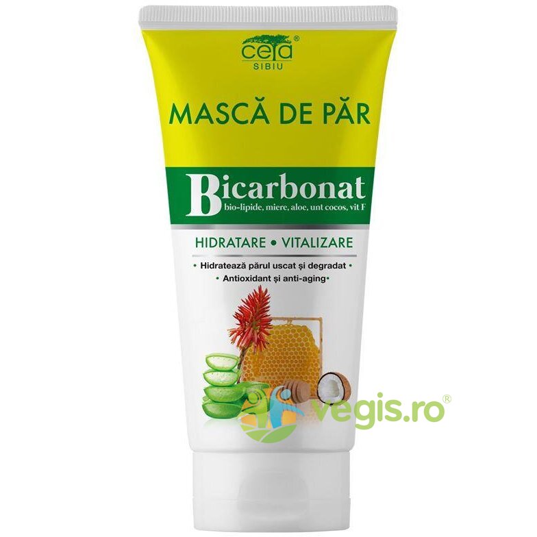 Masca de Par cu Bicarbonat pentru Hidratare si Vitalizare 150ml 150ml Cosmetice