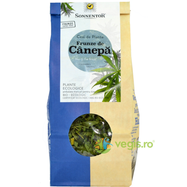Ceai Frunze de Canepa Ecologic/Bio 40g, SONNENTOR, Ceaiuri vrac, 1, Vegis.ro