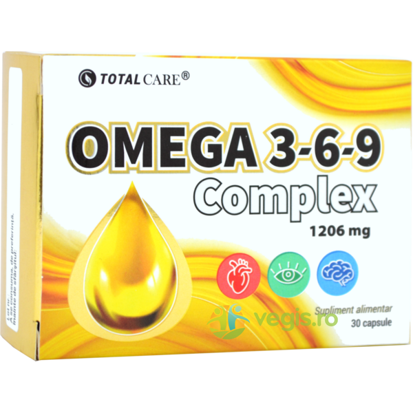 Omega 3-6-9 Complex 1206mg 30cps Premium, COSMOPHARM, Capsule, Comprimate, 1, Vegis.ro
