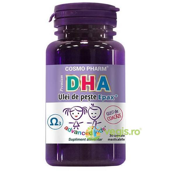 Premium DHA 30cps + Omega 3 Ulei de Peste 30cps, COSMOPHARM, Capsule, Comprimate, 3, Vegis.ro