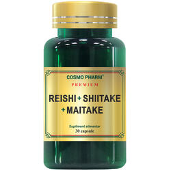 Reishi Shiitake Maitake Premium 30cps COSMOPHARM