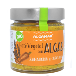 Pate Vegetal cu Alge, Morcovi si Turmeric Ecologic/Bio 180g ALGAMAR