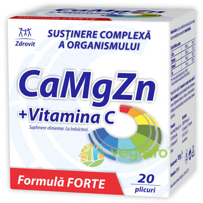 Ca+mg+zn+vit C Forte 20dz
