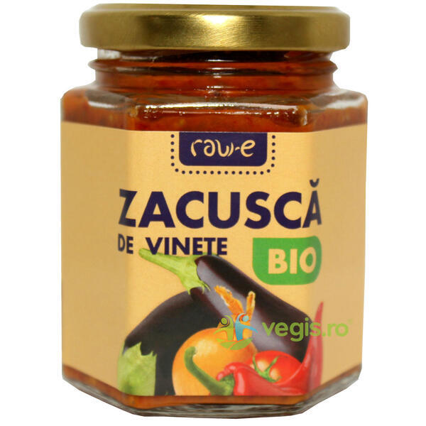 Zacusca de Vinete Ecologica/Bio 180g, PHENALEX, Conserve Naturale, 4, Vegis.ro