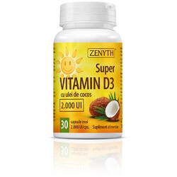 Super Vitamina D3 2000UI 30cps moi ZENYTH PHARMA