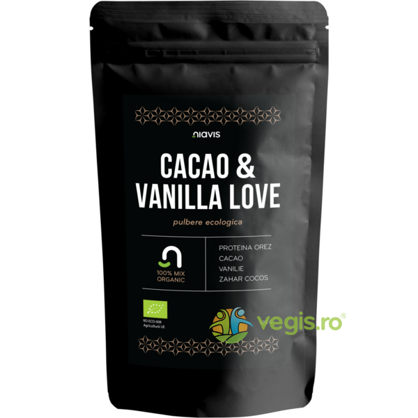 Cacao & Vanilla Love - Mix Ecologic/Bio 125g, NIAVIS, Pulberi & Pudre, 2, Vegis.ro