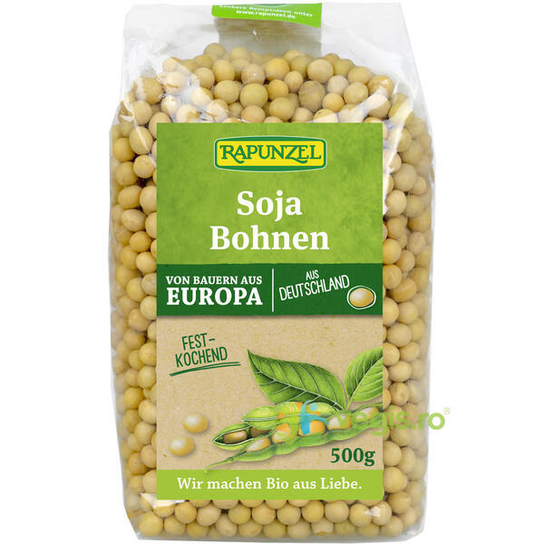 Boabe de Soia Ecologice/Bio 500g, RAPUNZEL, Cereale boabe, 1, Vegis.ro