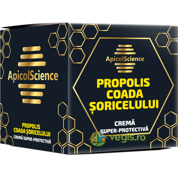Crema Super-Protectiva cu Propolis si Coada Soricelului 75ml, APICOLSCIENCE, Cosmetice Uz General, 1, Vegis.ro