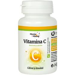 Vitamina C cu Catina si Amalaki 60cpr masticabile DACIA PLANT