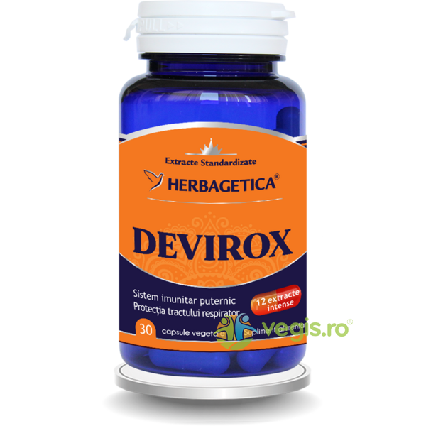 Devirox (Antiviral) 30Cps, HERBAGETICA, Capsule, Comprimate, 1, Vegis.ro
