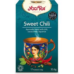 Ceai Sweet Chili cu Coaja de Cacao, Chili si Lemn Dulce Ecologic/Bio 17dz YOGI TEA
