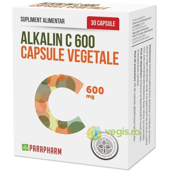 Alkalin C 600mg (Vitamina C Alcalina) 30Cps, QUANTUM PHARM, Capsule, Comprimate, 1, Vegis.ro