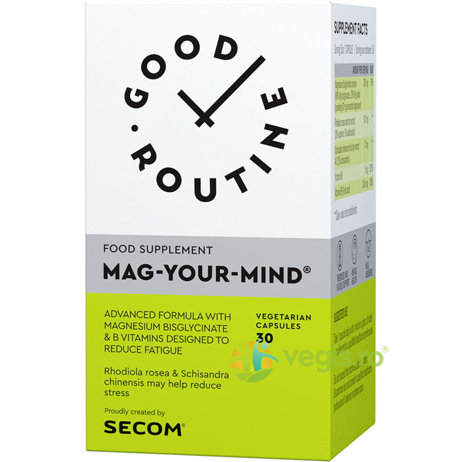 Mag Your Mind 30cps vegetale Secom, 30cps Capsule, Comprimate