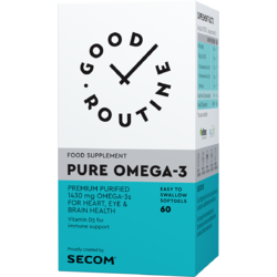 Pure Omega-3 60cps moi Secom, GOOD ROUTINE