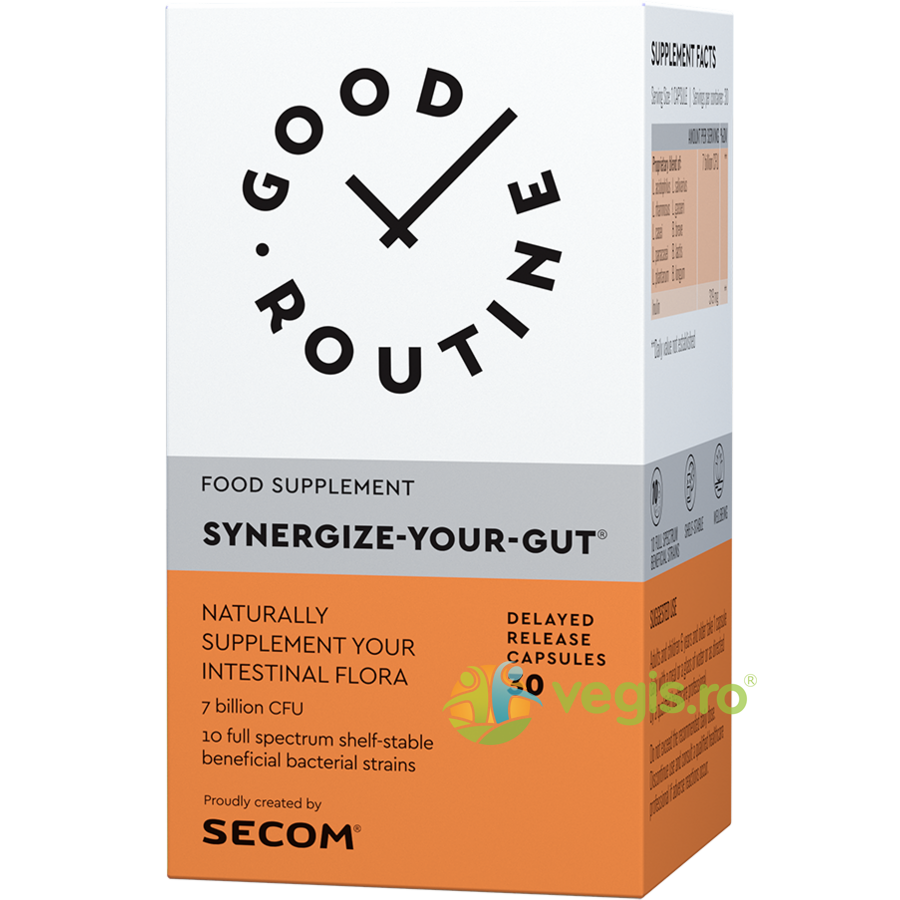 Synergize Your Gut 30cps Secom, 30cps Capsule, Comprimate