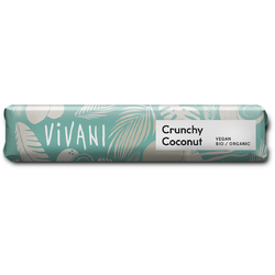 Baton de Ciocolata Crocanta cu Cocos Ecologic/Bio 35g VIVANI