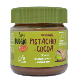 Crema de Fistic cu Ciocolata fara Gluten Ecologica/Bio 190g SUPER FUDGIO