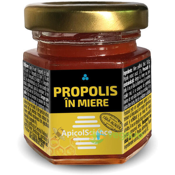 Propolis in Miere 50ml, APICOLSCIENCE, Produse Apicole Naturale, 2, Vegis.ro