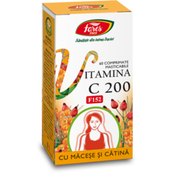 Vitamina C 200mg (F152) 60cpr FARES