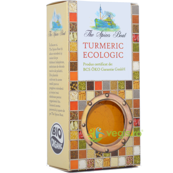 Condiment-Turmeric Macinat Ecologic/ Bio( Longevita) 40g, SOLARIS, Condimente, Sare, 1, Vegis.ro