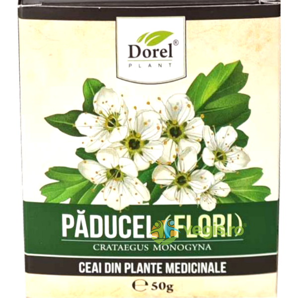 Ceai de Paducel Flori 50g, DOREL PLANT, Ceaiuri vrac, 1, Vegis.ro