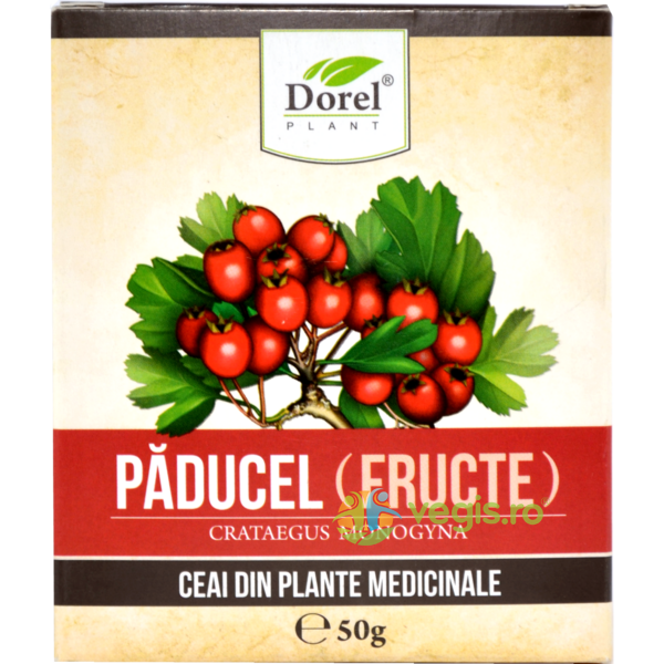 Ceai de Paducel Fructe 50g, DOREL PLANT, Ceaiuri vrac, 1, Vegis.ro