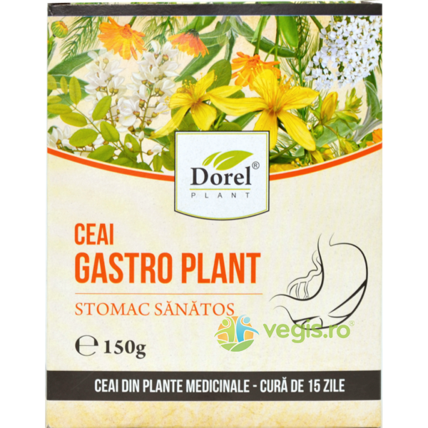Ceai Gastro-Plant 150g, DOREL PLANT, Ceaiuri vrac, 1, Vegis.ro