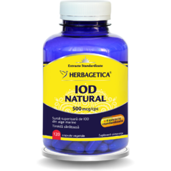Iod Natural 500mcg 120cps HERBAGETICA