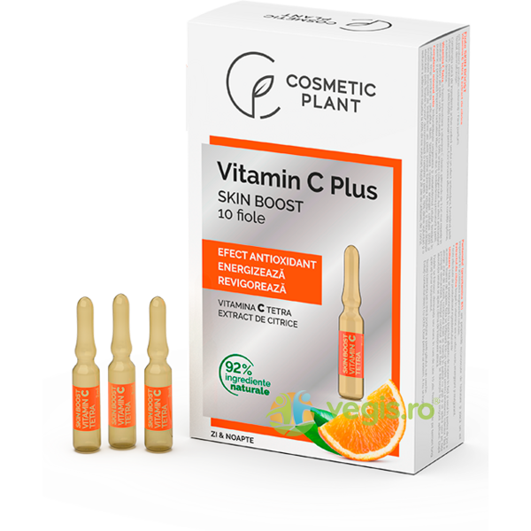 Fiole Skin Boost cu Vitamina C Tetra 10 fiole x 2ml, COSMETIC PLANT, Cosmetice ten, 2, Vegis.ro