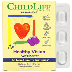Healthy Vision SoftMelts 27 tablete masticabile Secom, CHILD LIFE ESSENTIALS