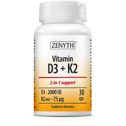 Vitamina D3 + K2 30cps ZENYTH PHARMA
