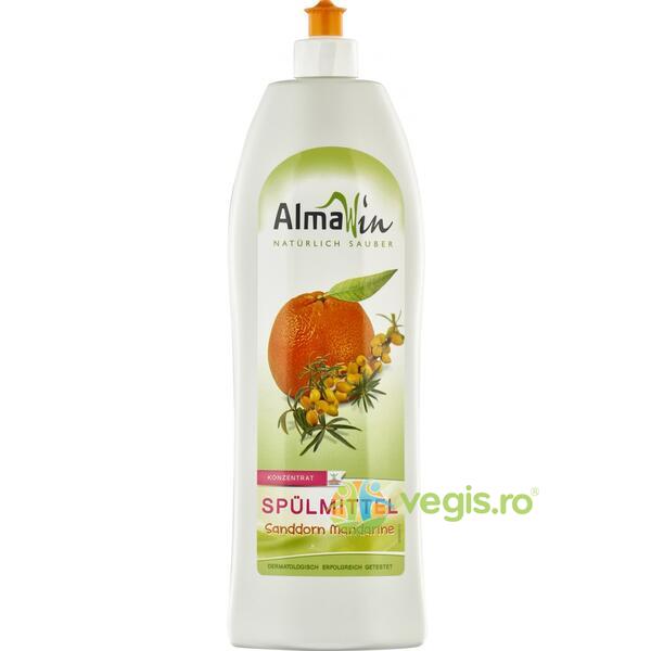 Detergent de Vase Concentrat cu Catina si Mandarine 500ml, ALMAWIN, Detergent Vase, 1, Vegis.ro