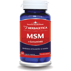 MSM + Curcumin 95 30cps HERBAGETICA