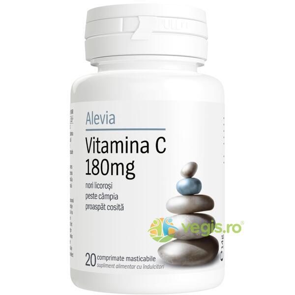 Vitamina C 180mg 20cpr masticabile, ALEVIA, Capsule, Comprimate, 1, Vegis.ro