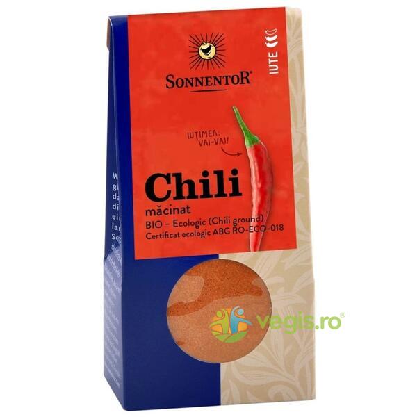Chili Macinat Ecologic/Bio 40g, SONNENTOR, Condimente, 1, Vegis.ro