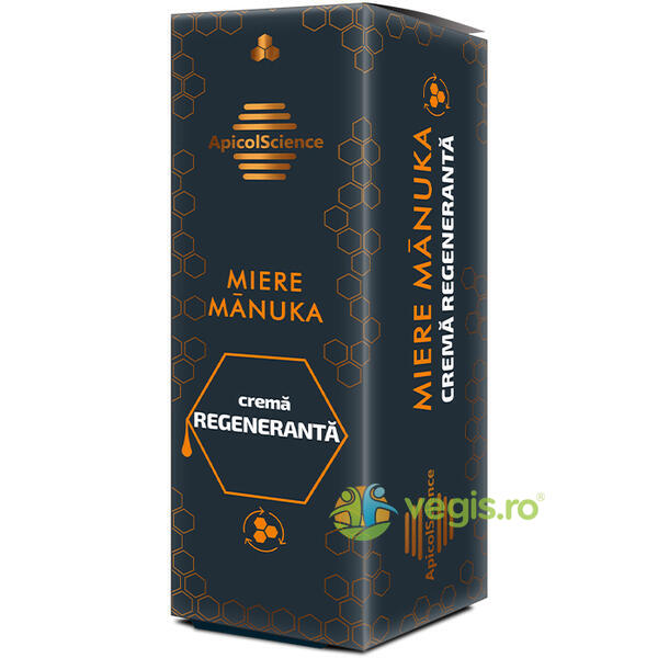 Crema Regeneranta cu Miere de Manuka 50ml, APICOLSCIENCE, Cosmetice ten, 1, Vegis.ro