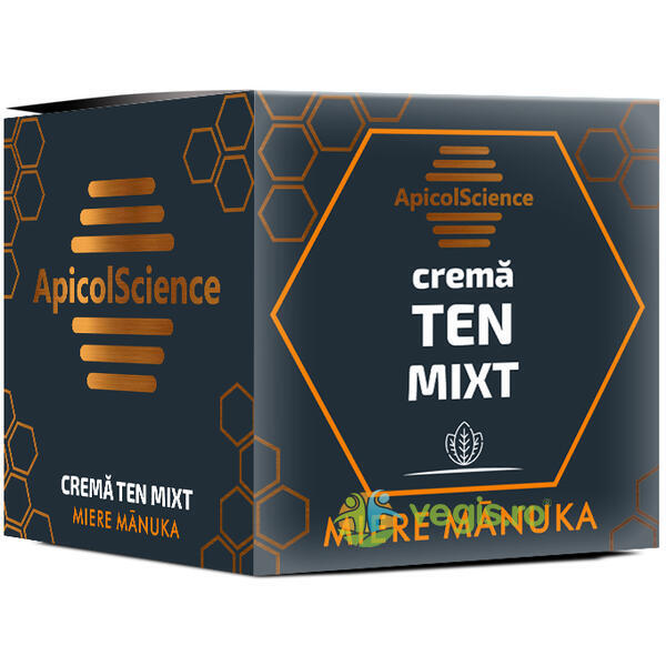 Crema cu Miere de Manuka pentru Ten Mixt 50ml, APICOLSCIENCE, Cosmetice ten, 1, Vegis.ro