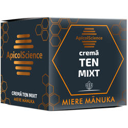 Crema cu Miere de Manuka pentru Ten Mixt 50ml APICOLSCIENCE